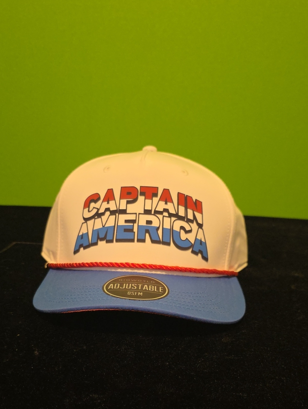 Captain America Kids Trucker Hat - White & Blue